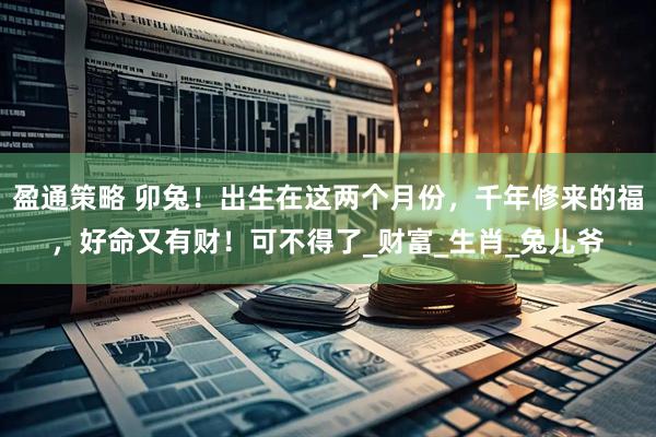 盈通策略 卯兔！出生在这两个月份，千年修来的福，好命又有财！可不得了_财富_生肖_兔儿爷