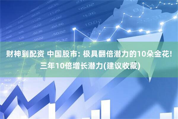 财神到配资 中国股市: 极具翻倍潜力的10朵金花! 三年10倍增长潜力(建议收藏)